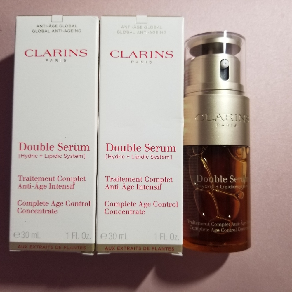 Clarins Double Serum 30ml x2 NIB